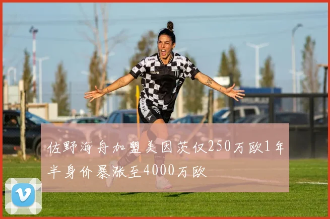 佐野海舟加盟美因茨仅250万欧1年半身价暴涨至4000万欧